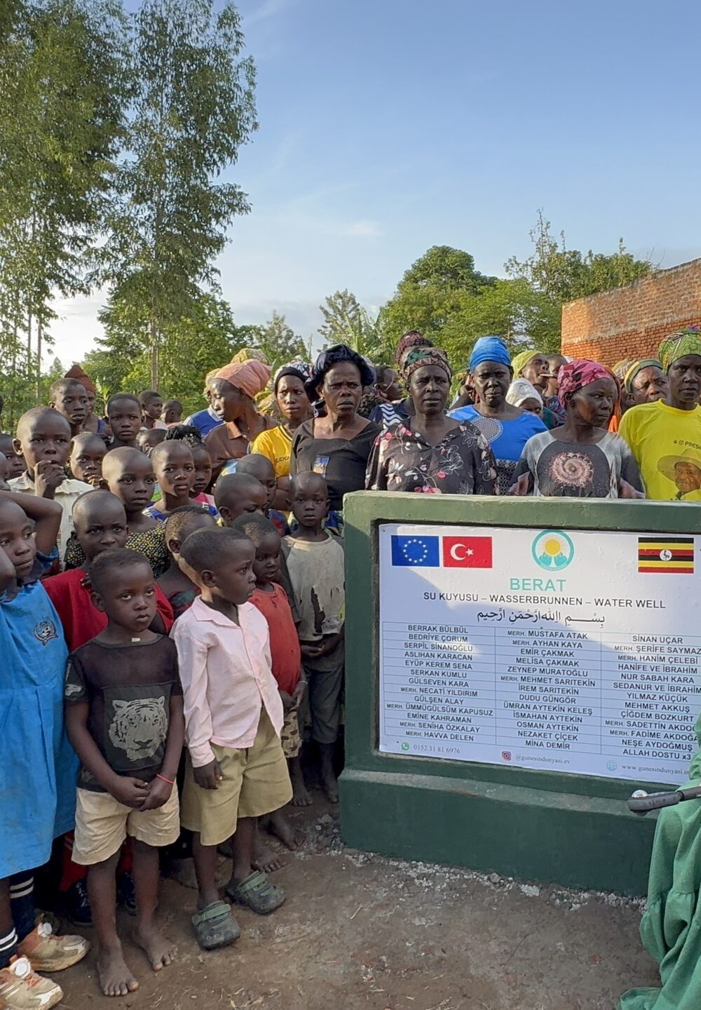 ⁠Eröffnung und Einweihung eines neuen Wasserbrunnens durch unseren Hilfsorganisationsverein in Uganda⁠.